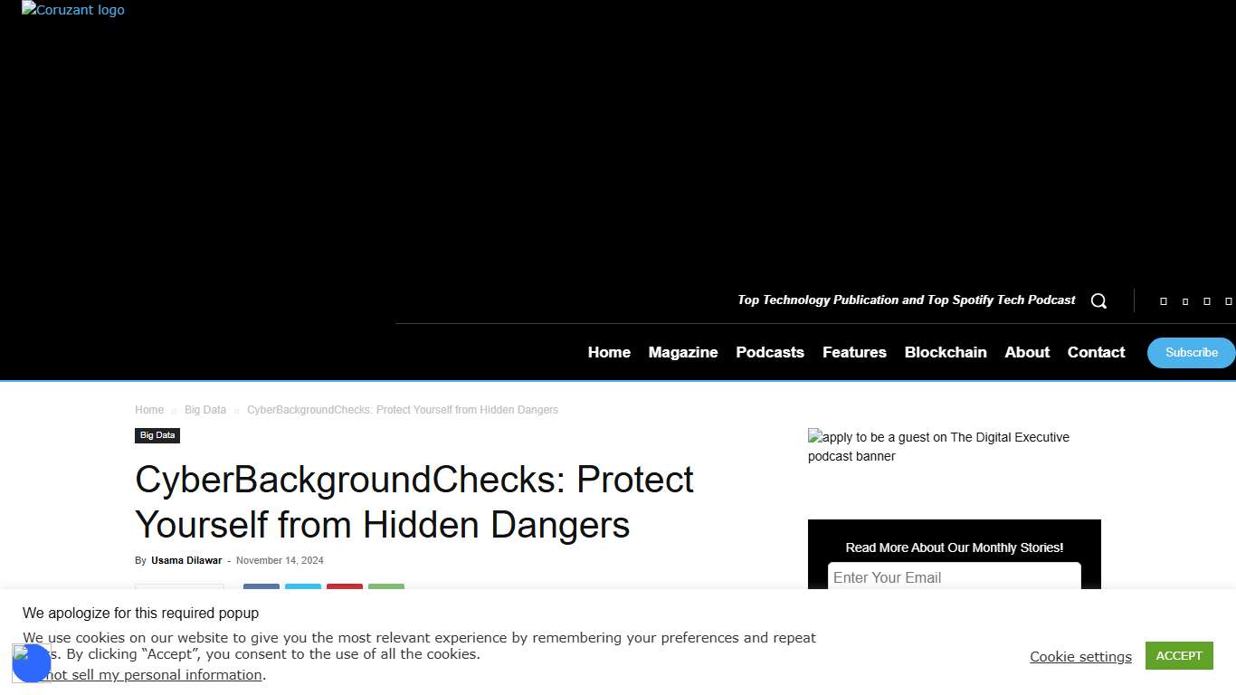 CyberBackgroundChecks: Protect Yourself from Hidden Risk